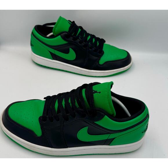 Nike Air Jordan 1 Low Reverse Lucky Pine Green Sz 10.5 553558-065 # 411 - Picture 1 of 8